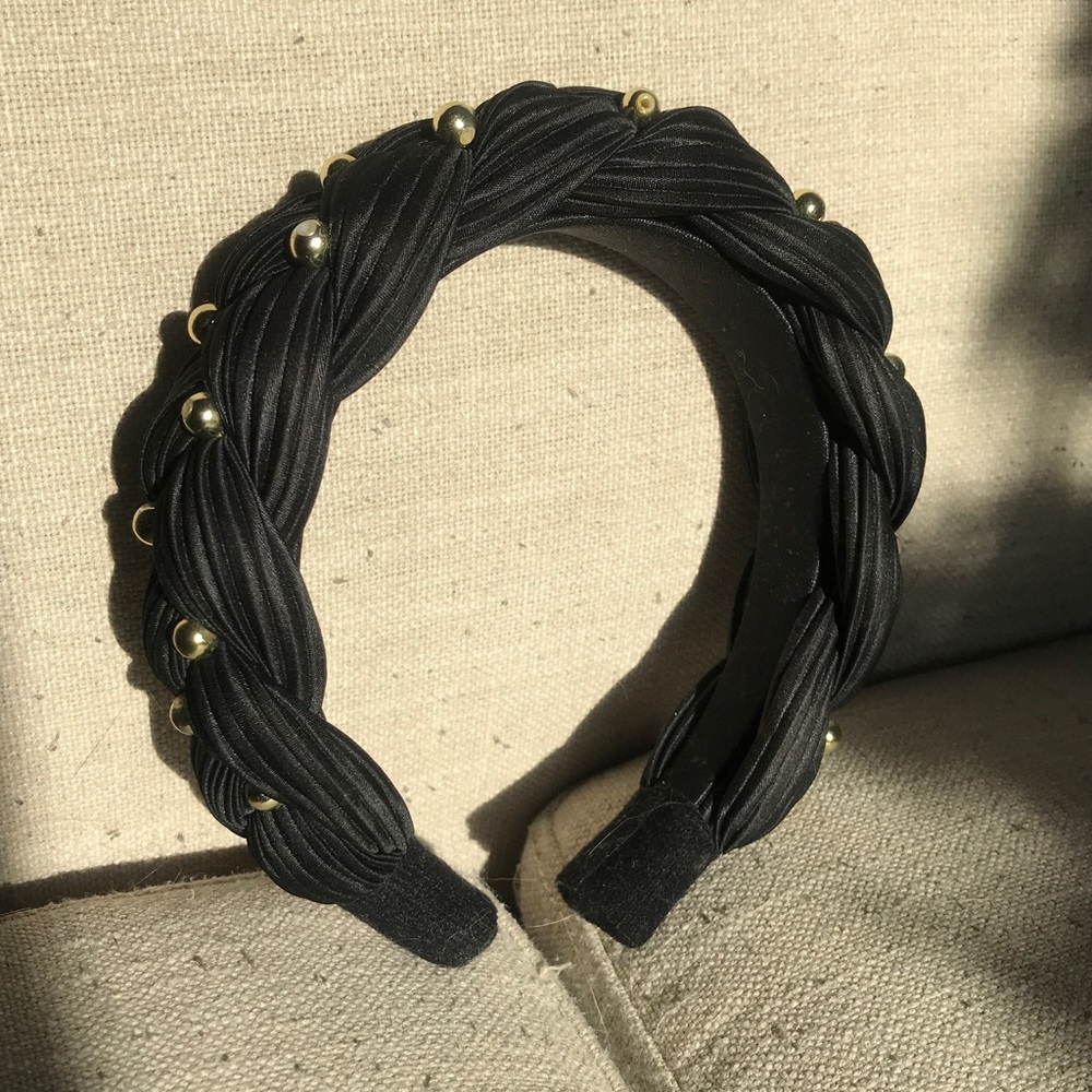 Vintage Braided Puffy Headband